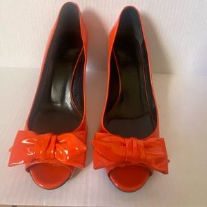 Gucci patent leather pumps